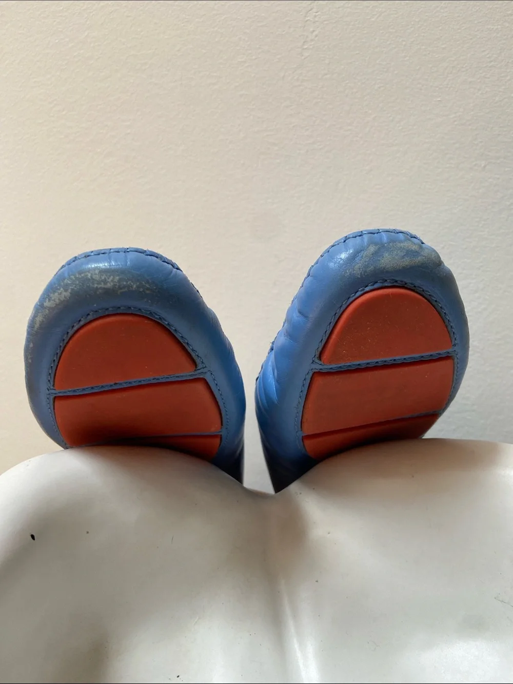Tory Burch Lowell Driving Loafers in Light Blue